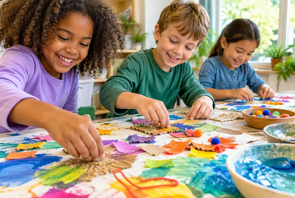 Sensory Crafts for Kids: Textured Art Projects